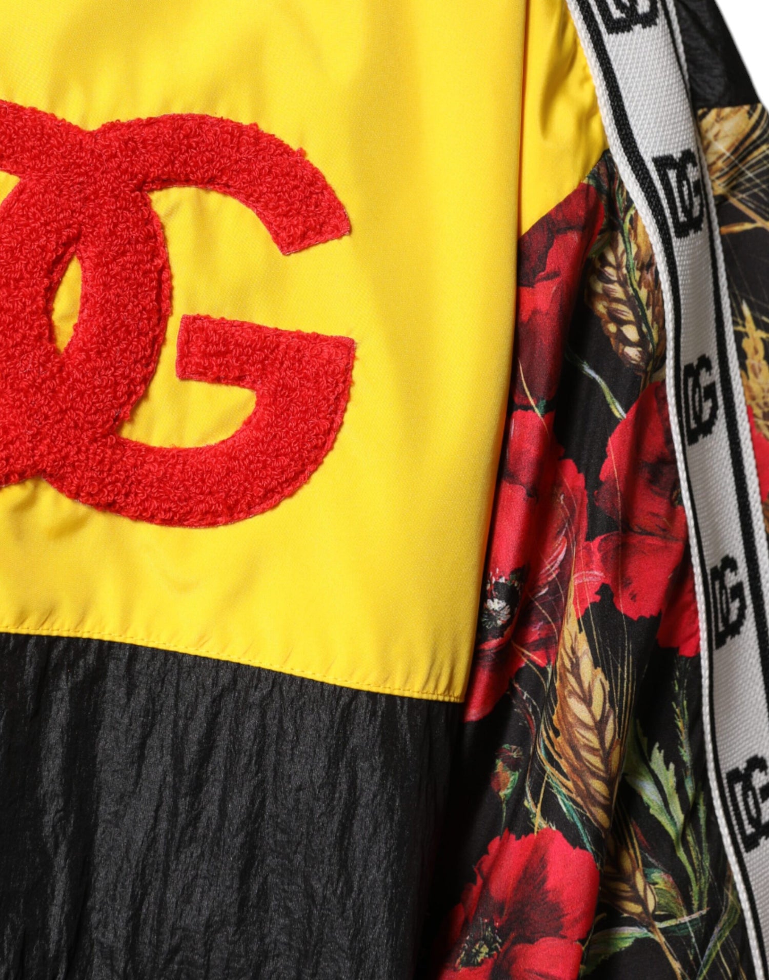 Dolce &amp; Gabbana Multicolor Patchwork Men Full Zip Sweater