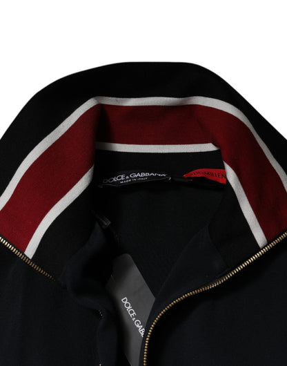 Dolce &amp;amp; Gabbana Svart DG King Heldragkedja Sweatshirt