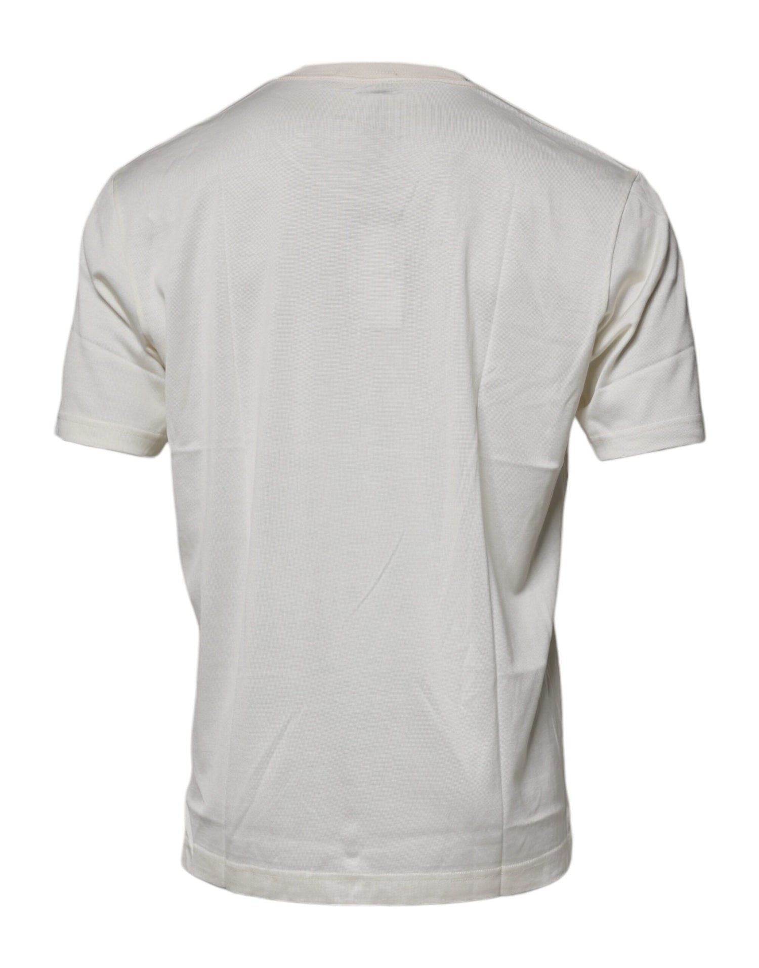 Dolce &amp;amp; Gabbana Off White Rundringad Kortärmad T-shirt