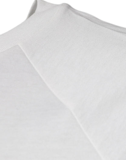 Dolce &amp;amp; Gabbana Vit DG Sport Rundringad Kortärmad T-shirt