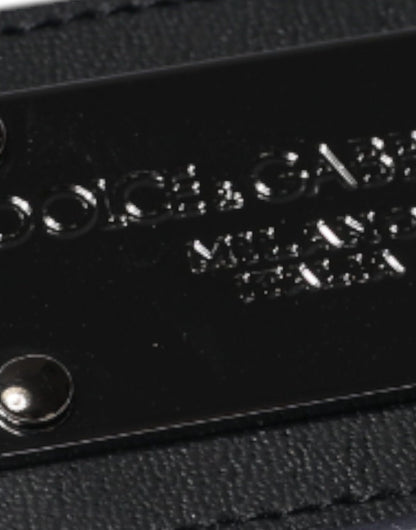 Dolce &amp;amp; Gabbana Vit bomullspolo med logotyp och krage