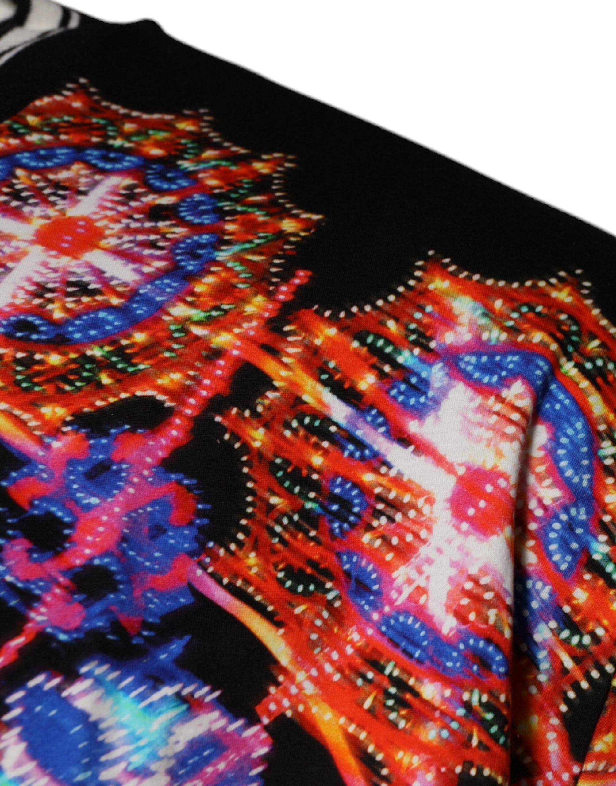 Dolce &amp; Gabbana Multicolor Kaleidoscope Men Short Sleeves T-shirt