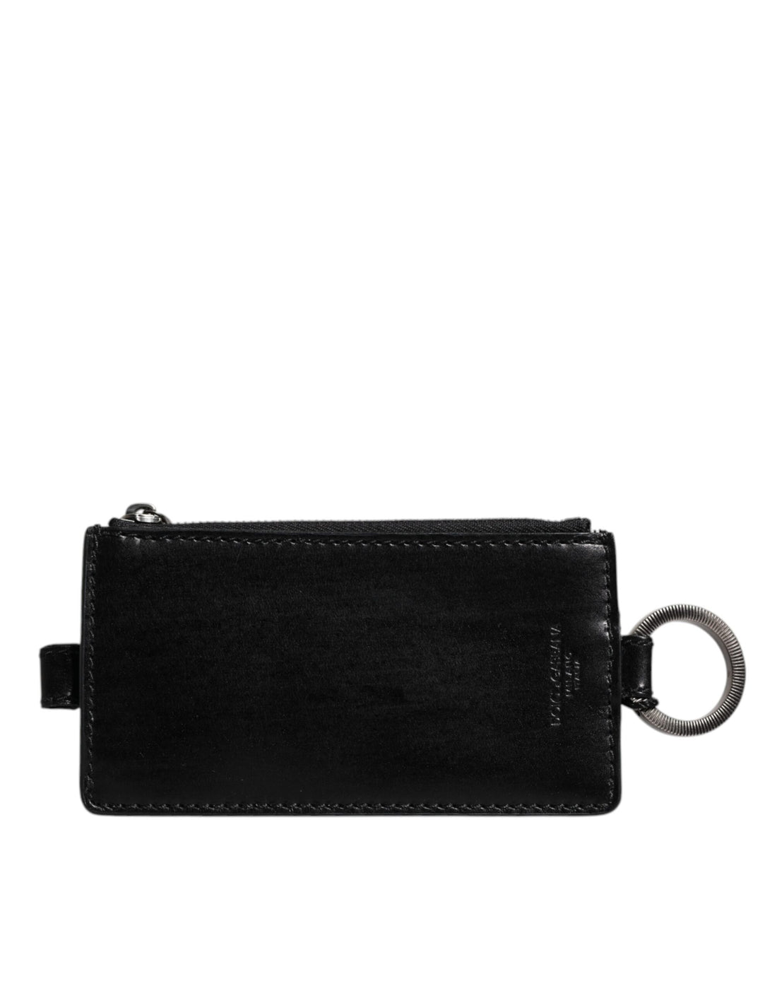 Dolce &amp;amp; Gabbana Svart Läderplånbok med Hästmotiv och Logotyp
