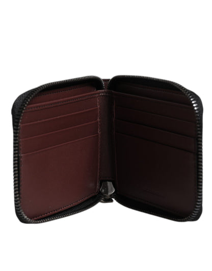 Dolce &amp; Gabbana Multicolor Exotic Leather DG Bifold Card Holder Wallet
