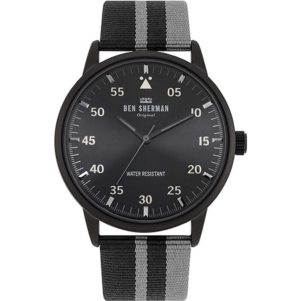 Ben Sherman grå tygklocka