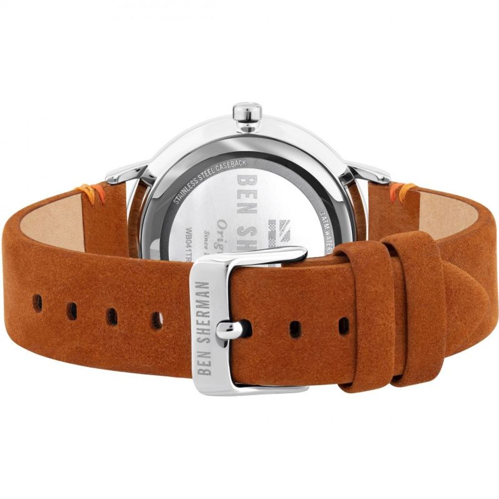 Ben Sherman brun tygklocka