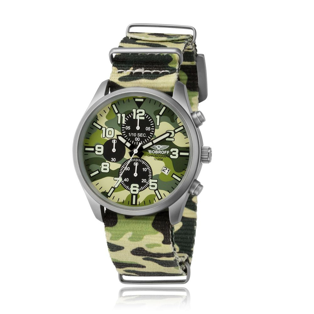 Bobroff arméklocka i nylon