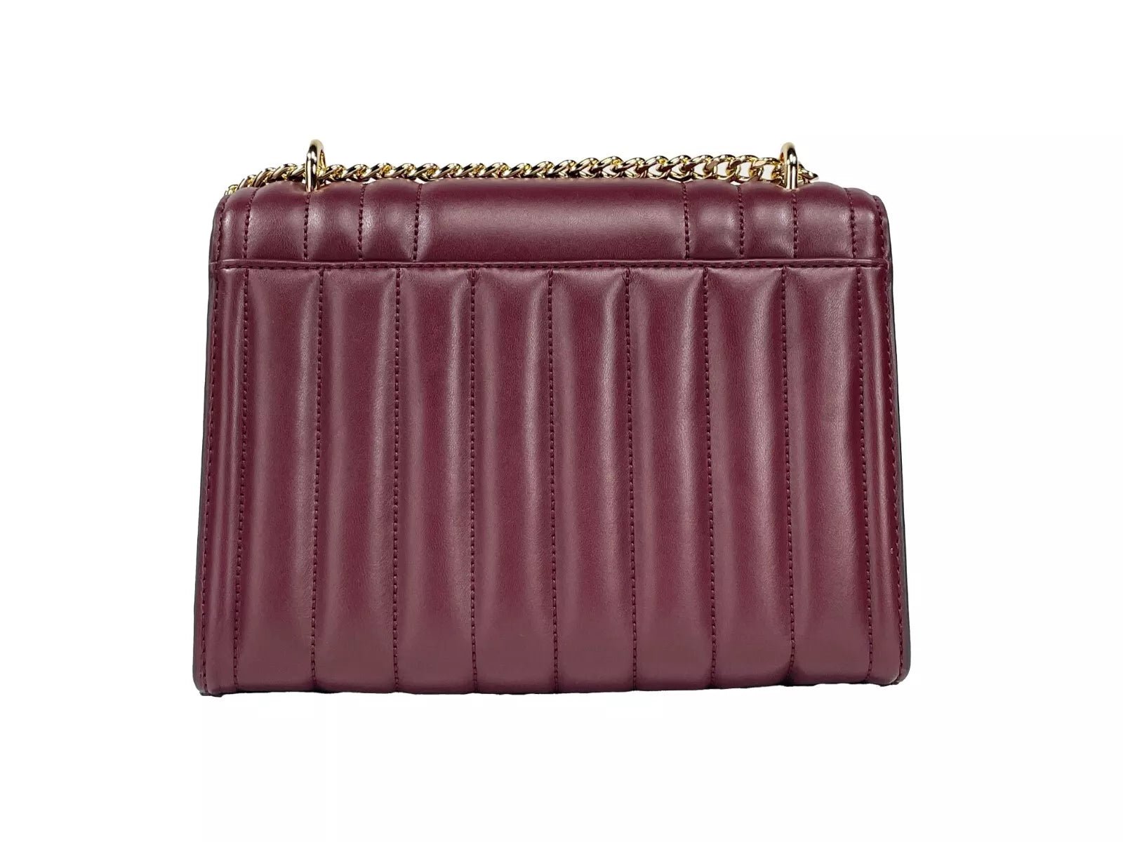 Michael Kors Whitney Medium Chain Axelklaff Crossbody Oxblood