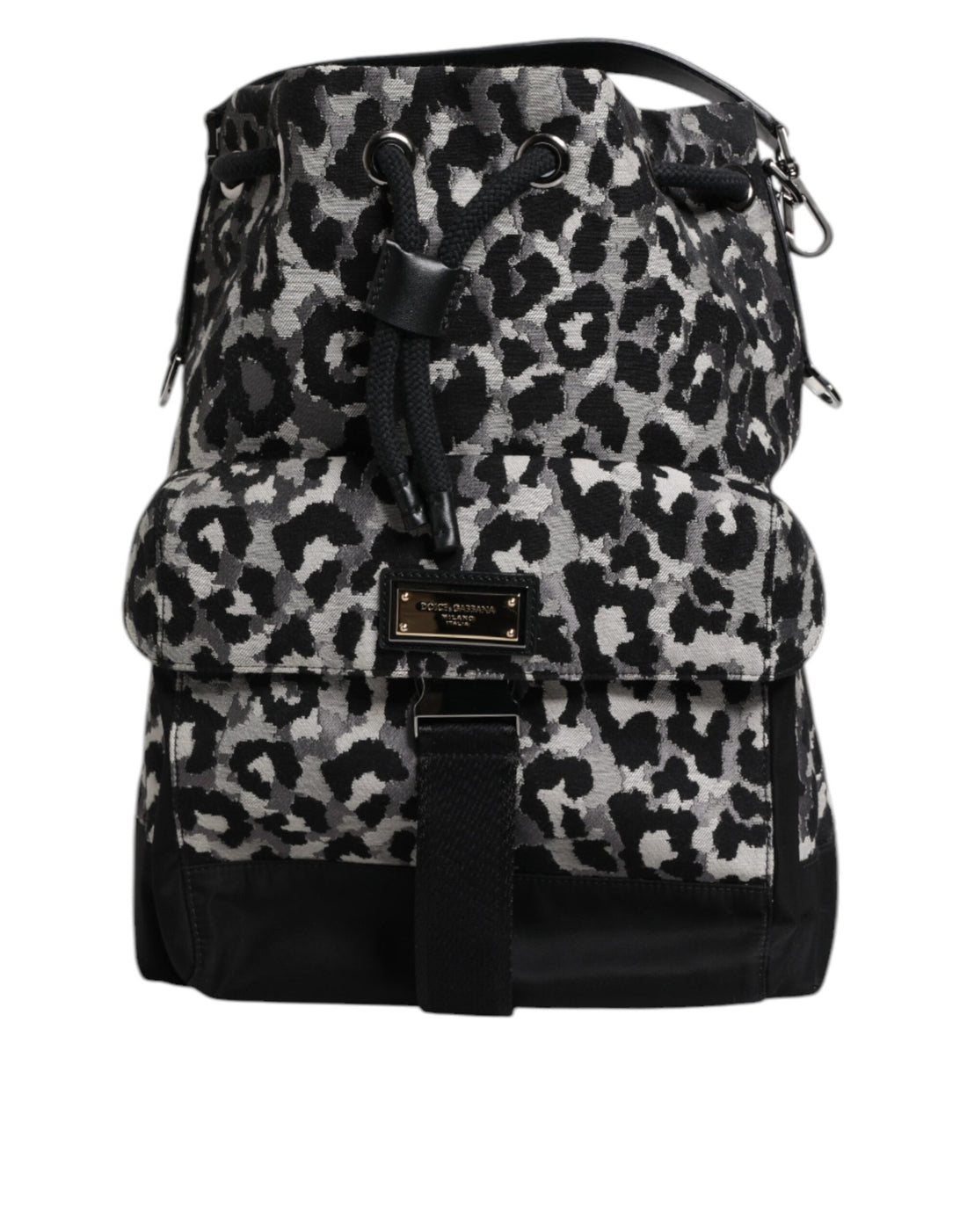Dolce &amp;amp; Gabbana Multicolor Leopard Jacquard Hobo Crossbody Borse Bag