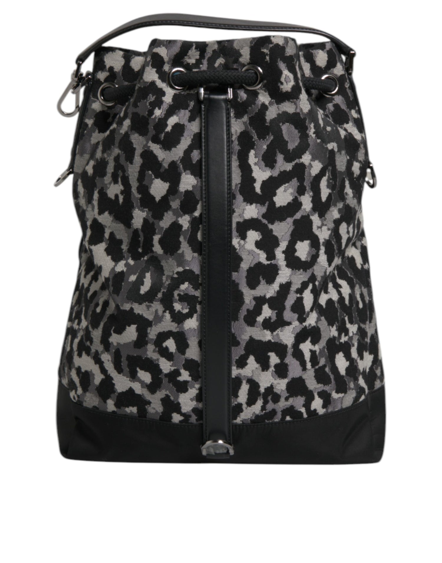 Dolce &amp; Gabbana Multicolor Leopard Jacquard Hobo Crossbody Borse Bag