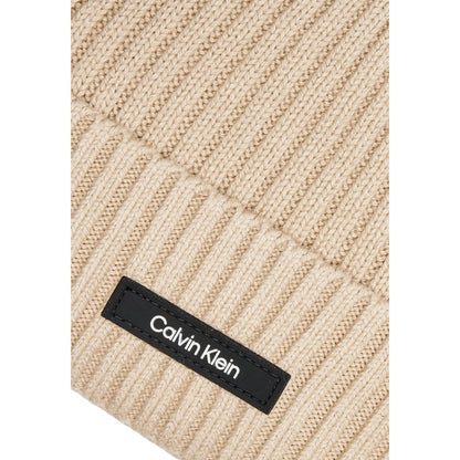 Calvin Klein Beige Ekologisk Bomullskeps Basebollkeps