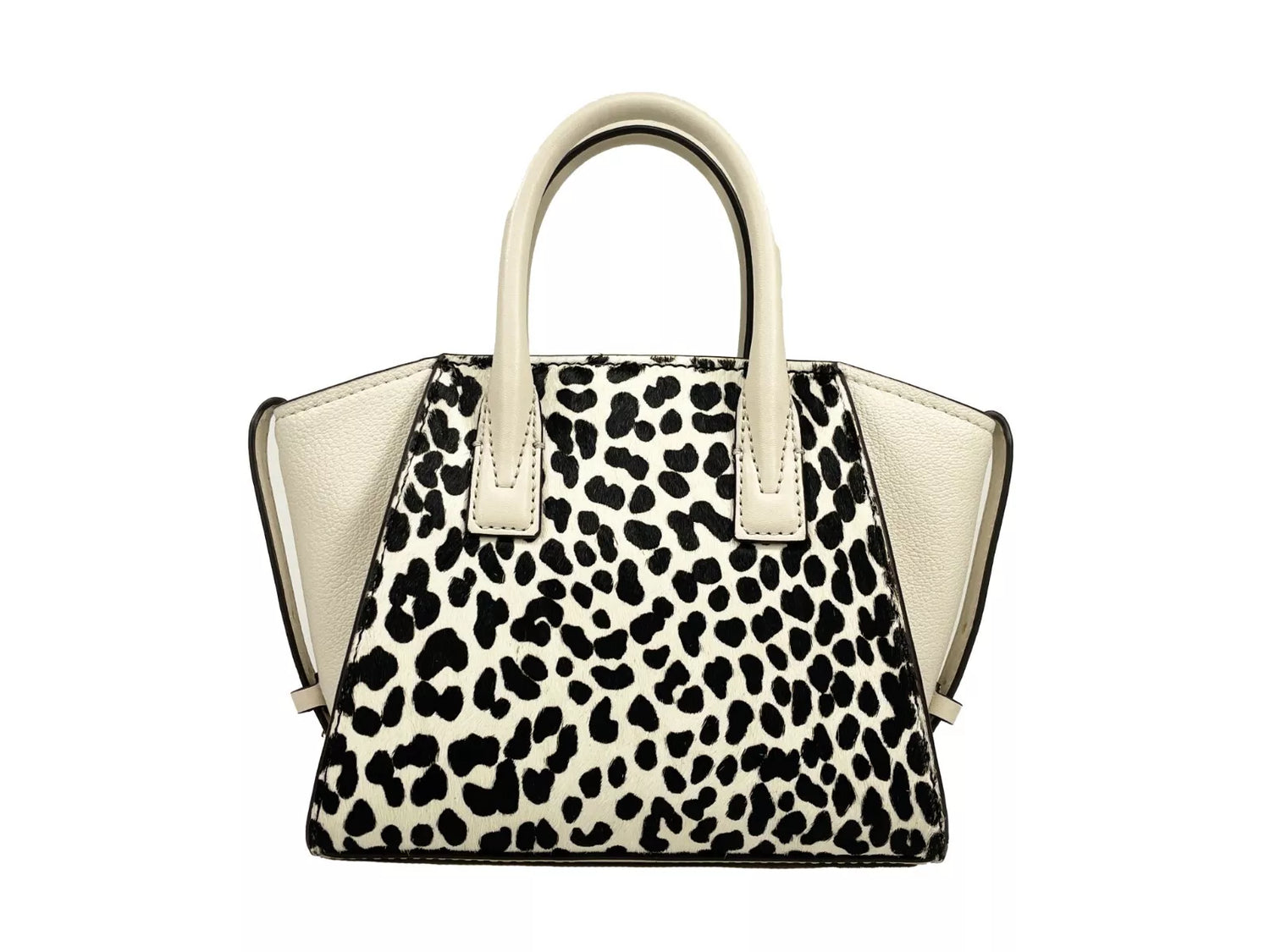 Michael Kors Avril XS Cream Cheetah Satchel Axelväska