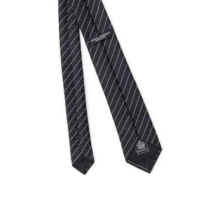 Dolce &amp;amp; Gabbana Svarta Polyester Slipsar &amp;amp; Fluga