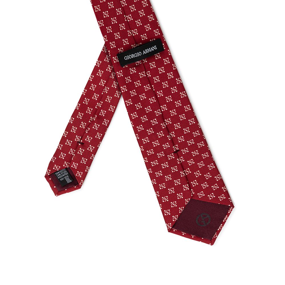 Giorgio Armani Röda Sidenslipsar &amp;amp; Fluga