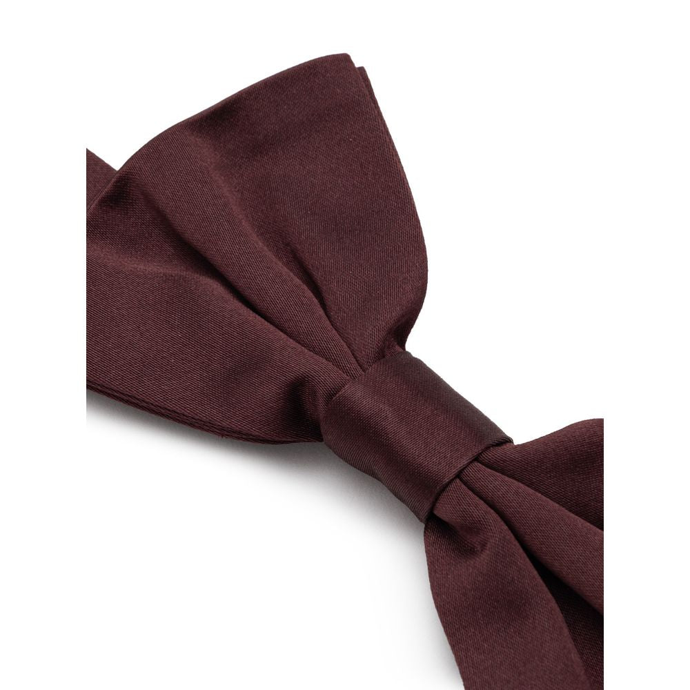 Dolce &amp;amp; Gabbana Vinröda Sidenfluga