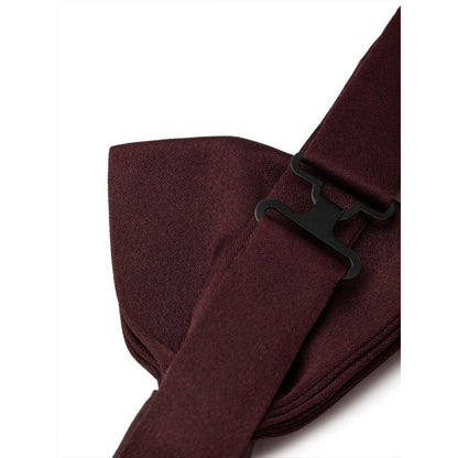 Dolce &amp;amp; Gabbana Vinröda Sidenfluga