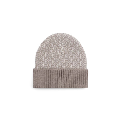 Calvin Klein Beige Alpacka Läderkepsar Baseballkeps