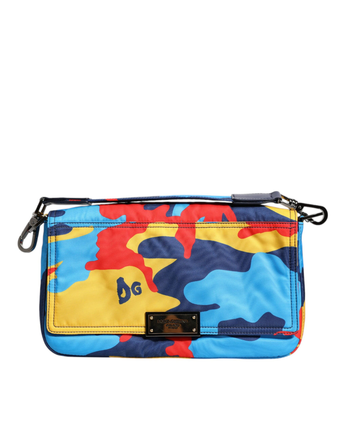Dolce &amp;amp; Gabbana flerfärgad kamouflage nylon axelväska