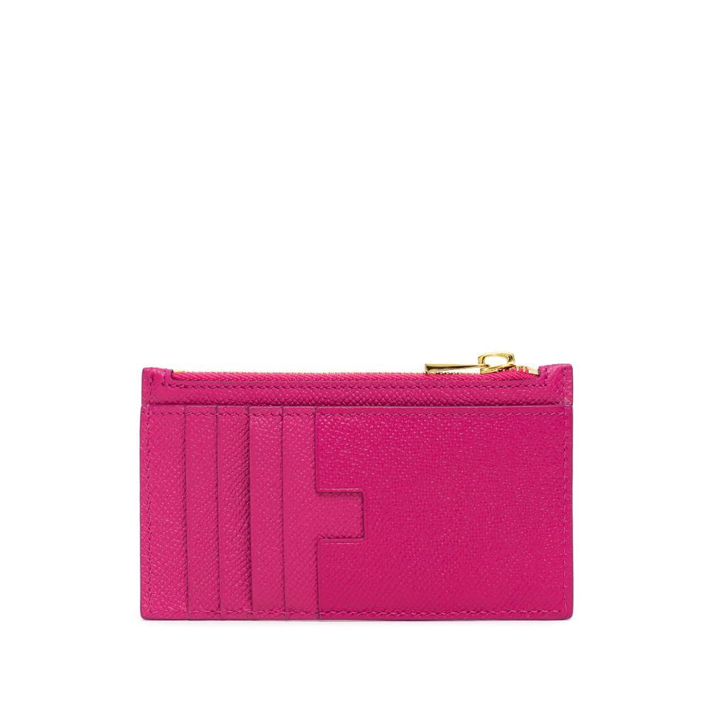 Tom Ford Fuchsia Läder Korthållare