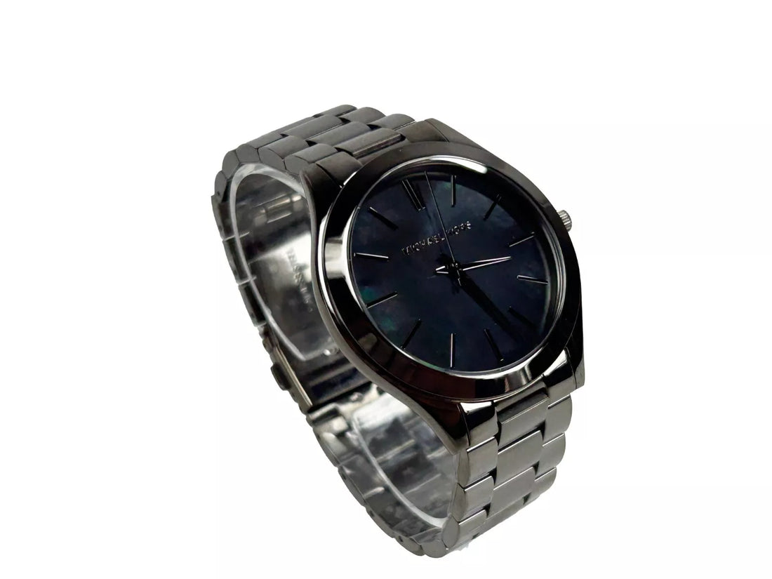 Michael Kors Slim Runway Gun Metal Rostfritt Stål Klocka MK3413