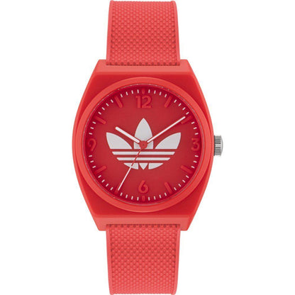 Adidas röd syntetisk klocka
