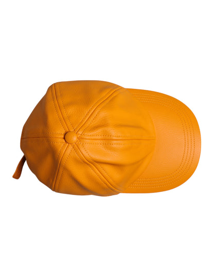 Dolce &amp;amp; Gabbana Orange Bomulls 6 Paneler Baseballkeps