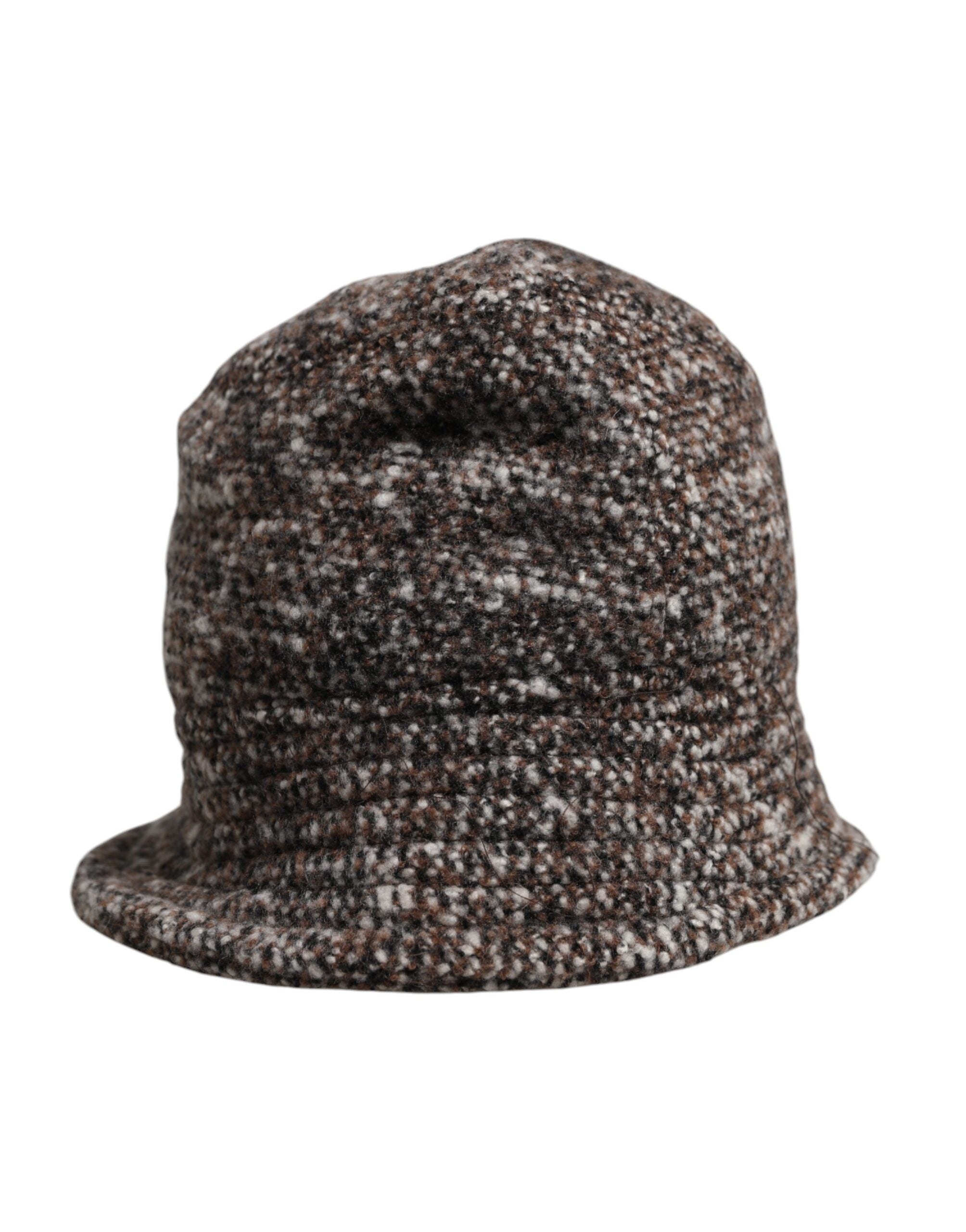 Dolce &amp;amp; Gabbana Brun Alpackaullvävd Bucket Hatt
