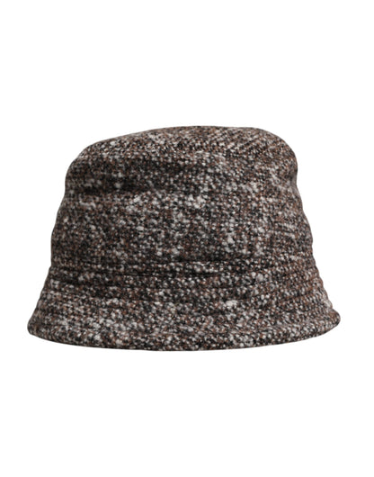Dolce &amp;amp; Gabbana Brun Alpackaullvävd Bucket Hatt