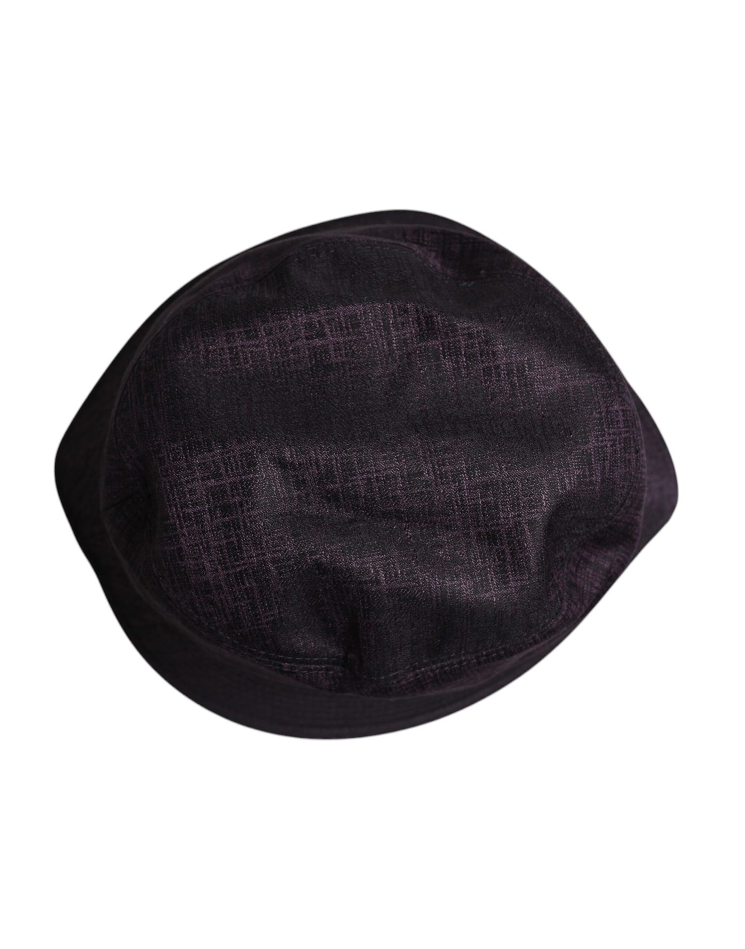 Dolce &amp;amp; Gabbana Svart Nylon Bucket Hatt med Bred Brätte