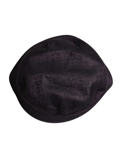 Dolce &amp;amp; Gabbana Svart Nylon Bucket Hatt med Bred Brätte