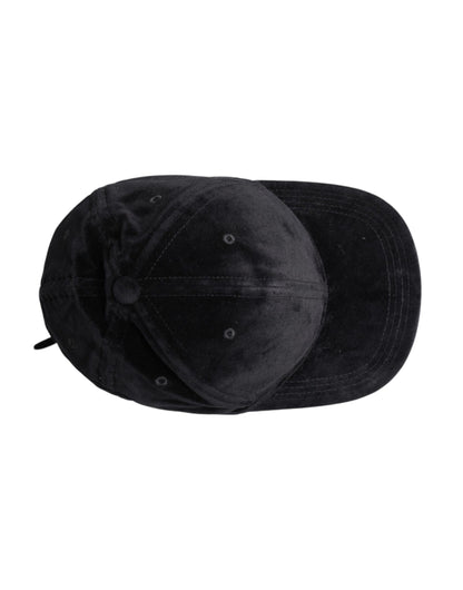 Dolce &amp;amp; Gabbana svart bomullsbasebollkeps med 6 paneler