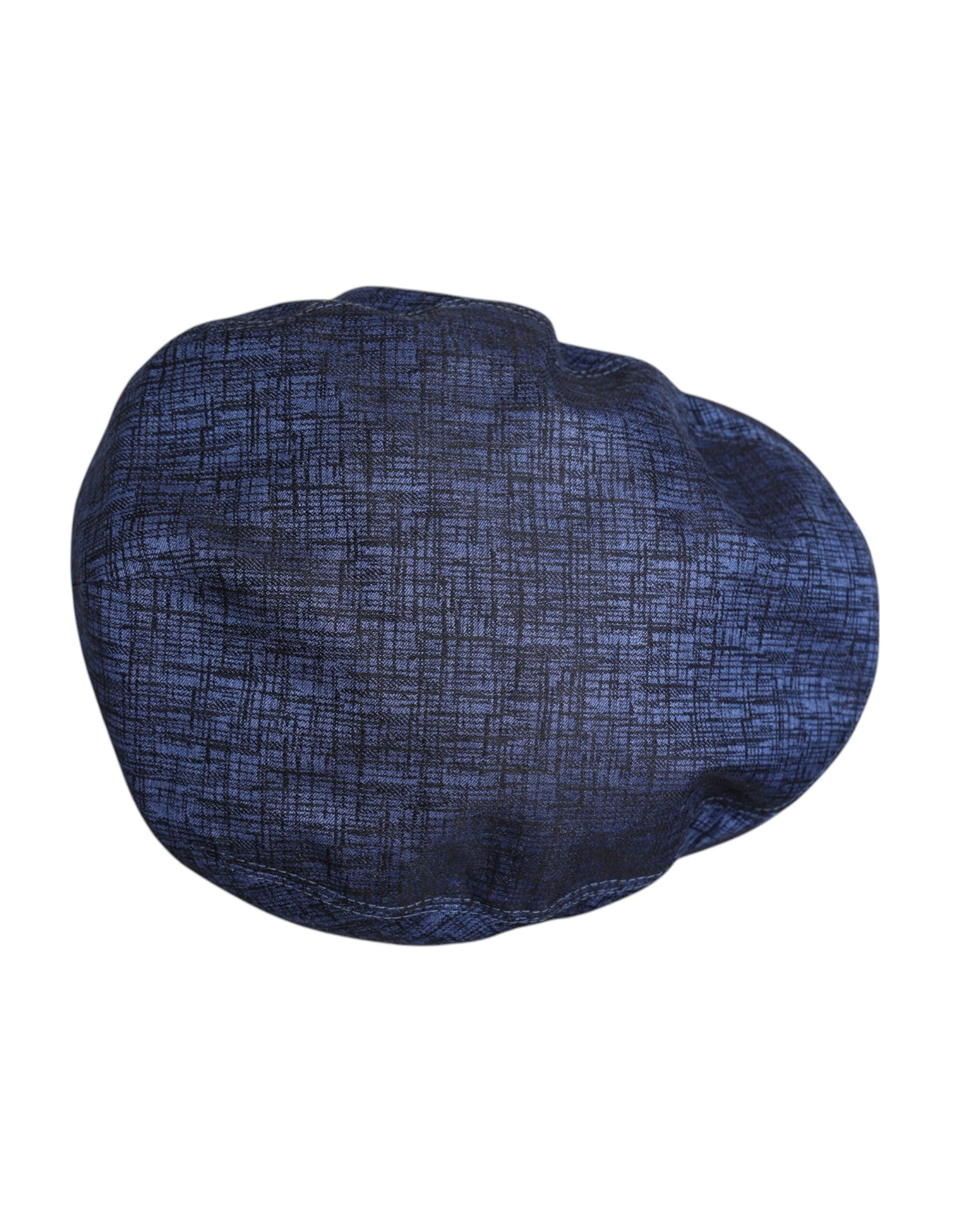 Dolce &amp;amp; Gabbana Blue Cotton Stretch Newsboy Hat