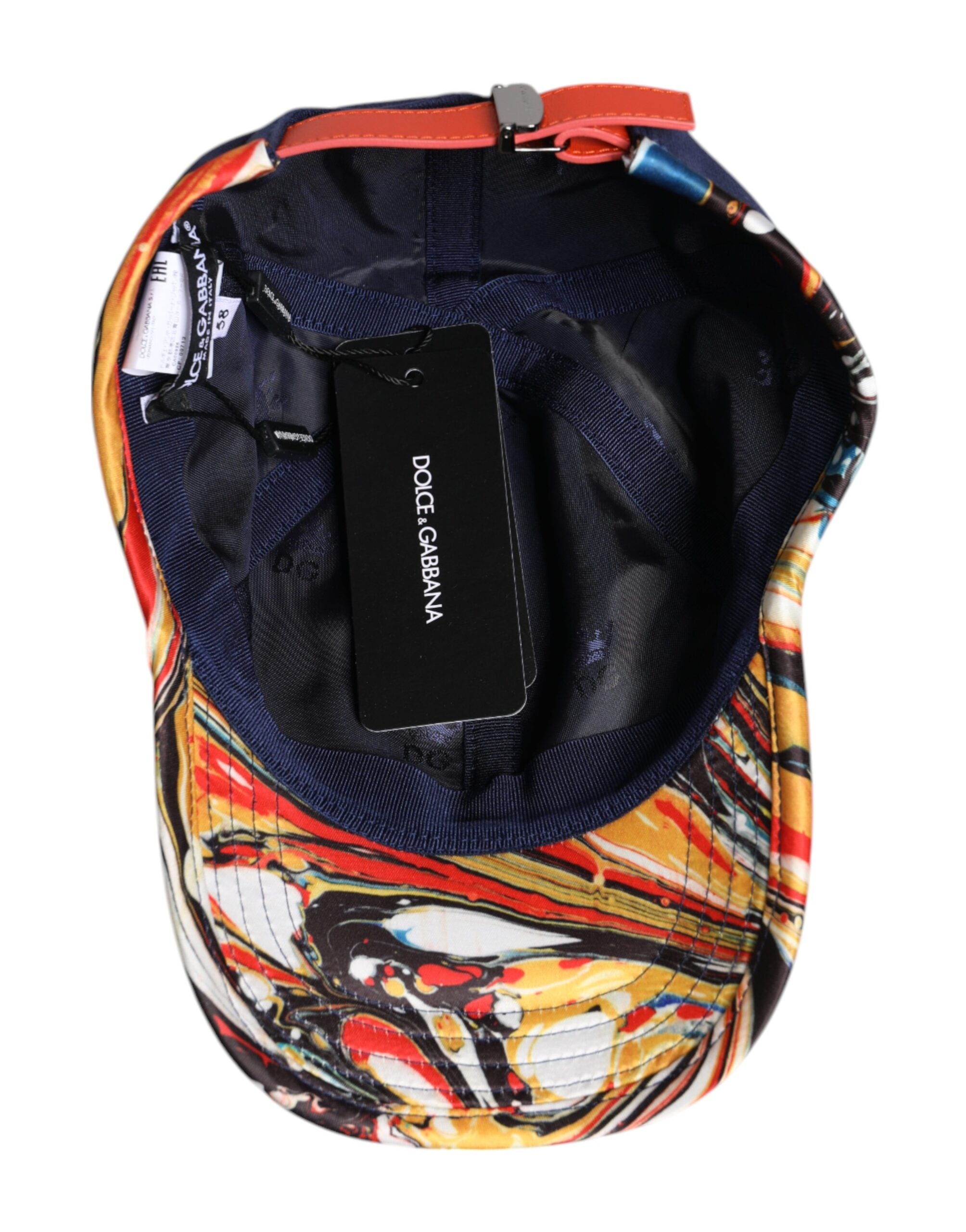 Dolce &amp;amp; Gabbana Blå Bomulls 6 Paneler Baseballkeps