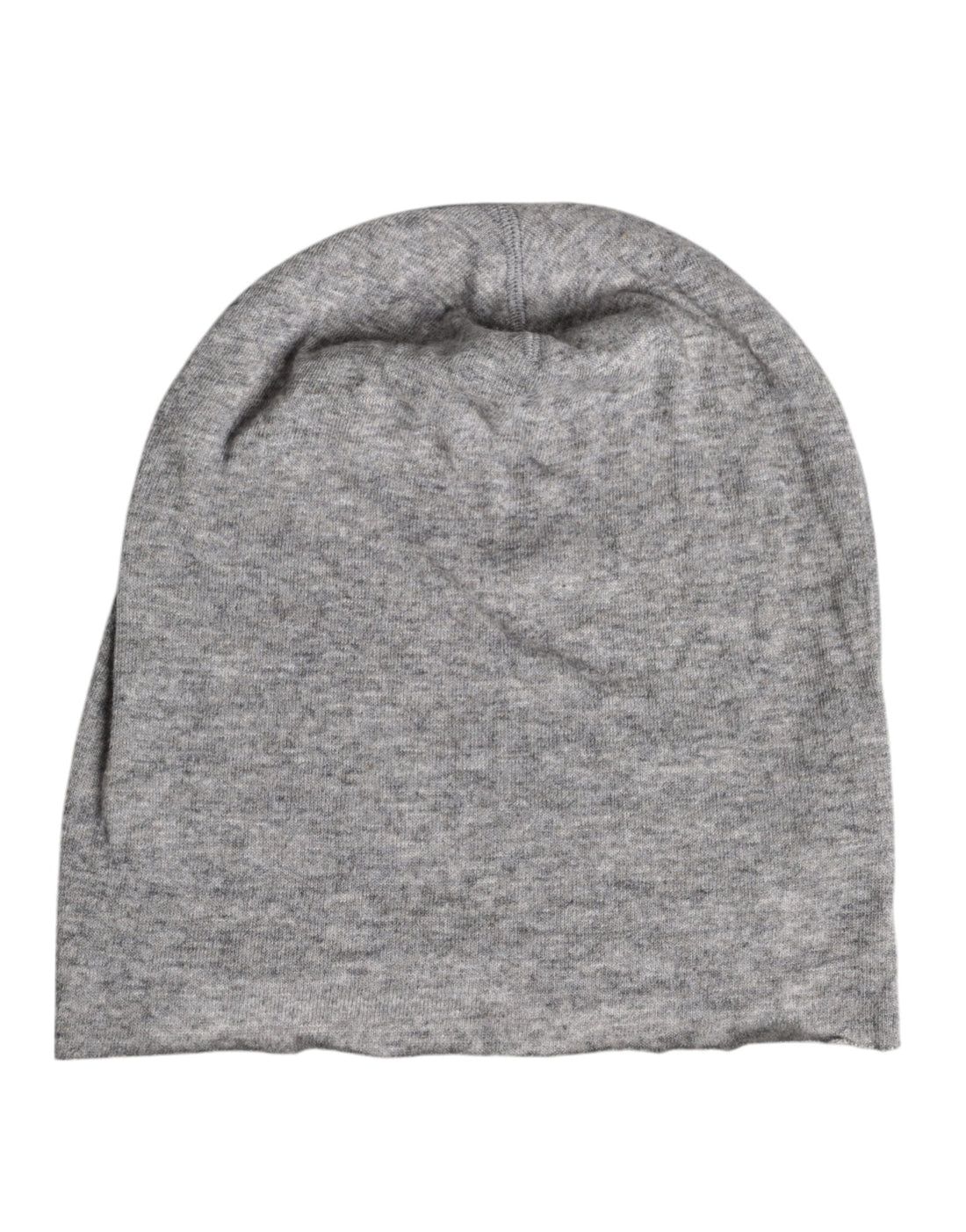 Dolce &amp; Gabbana Gray Viscose Blend Knitted Beanie Cap