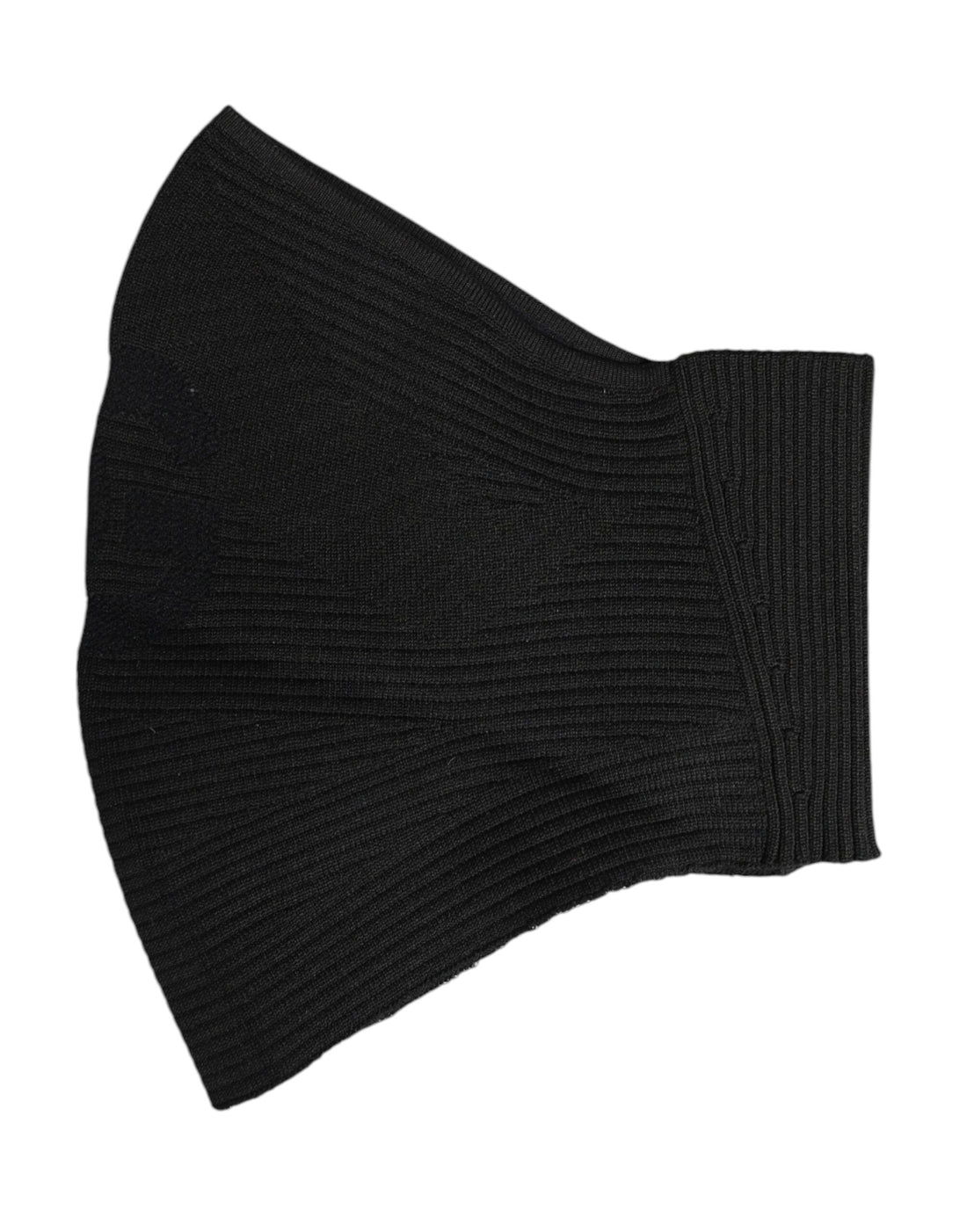 Dolce &amp; Gabbana Black Nylon Knitted Ski Mask Balaclava