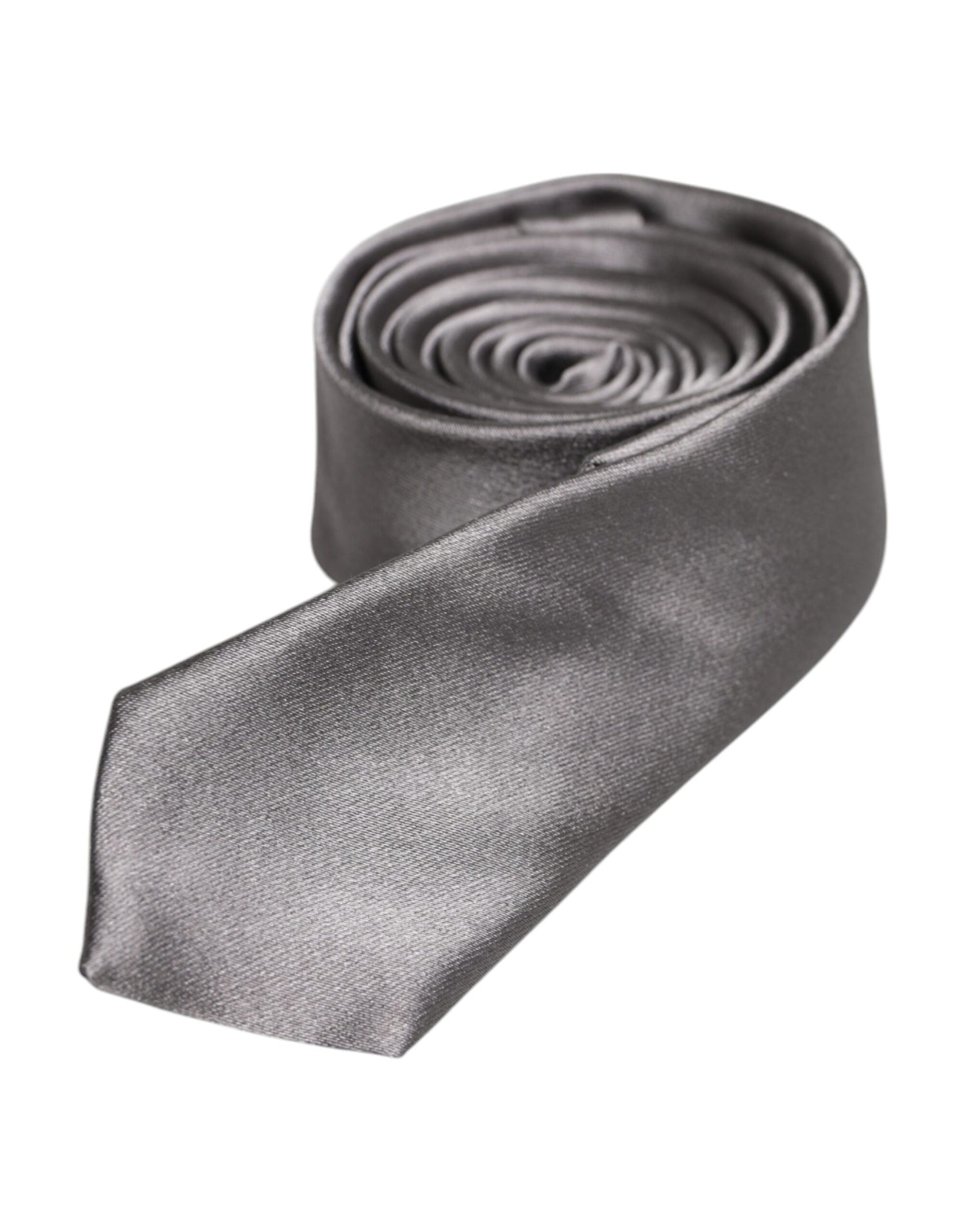 Dolce &amp;amp; Gabbana Metallic Silver Justerbar Slips i Siden
