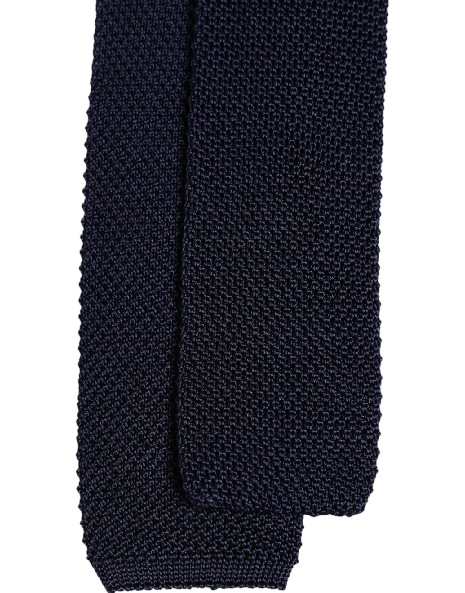 Dolce &amp; Gabbana Dark Blue Silk Adjustable Necktie Tie