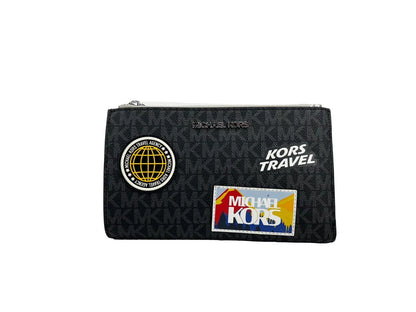 Michael Kors Jet Set Travel-plånbok med dubbel dragkedja