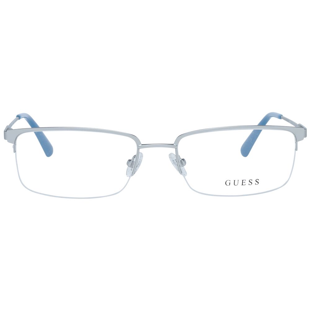 Guess Silverfärgade optiska bågar för män