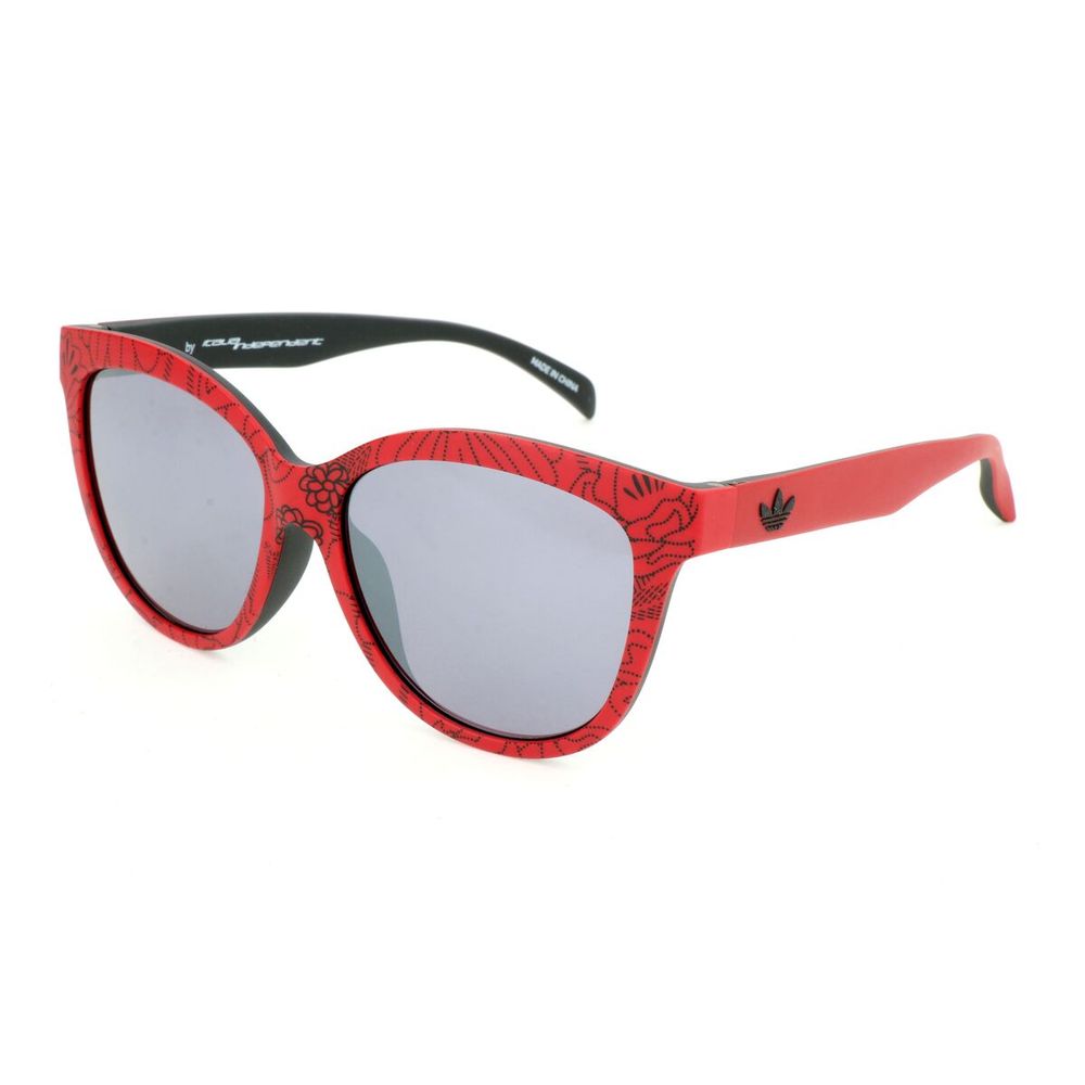 Adidas röda acetat solglasögon