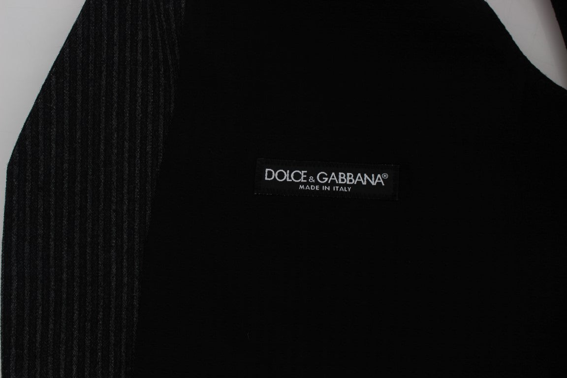 Dolce &amp;amp; Gabbana grårandig formell väst