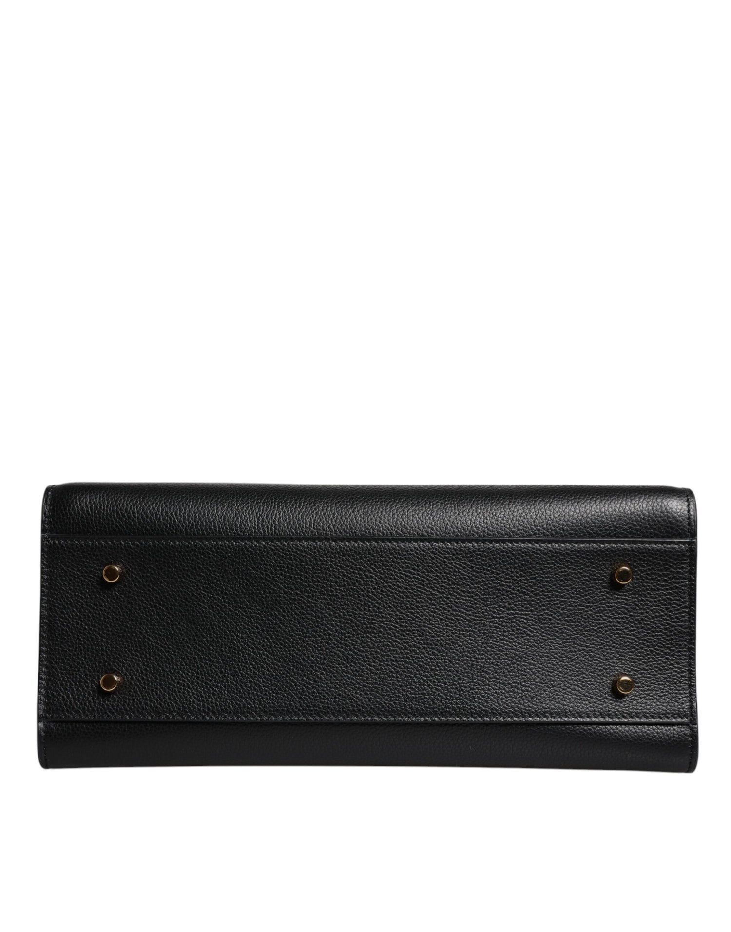 Versace Black Large Leather Top Handle Shoulder Crossbody Bag