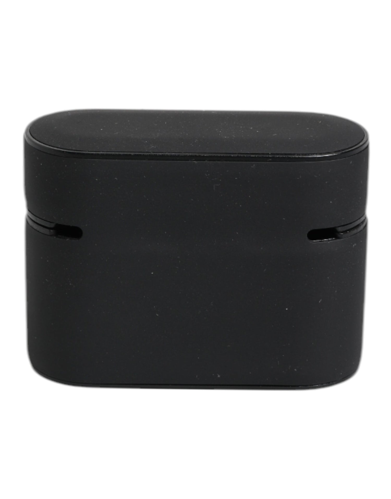 Dolce &amp; Gabbana Black Orange Silicone Embossed Logo Airpods Case