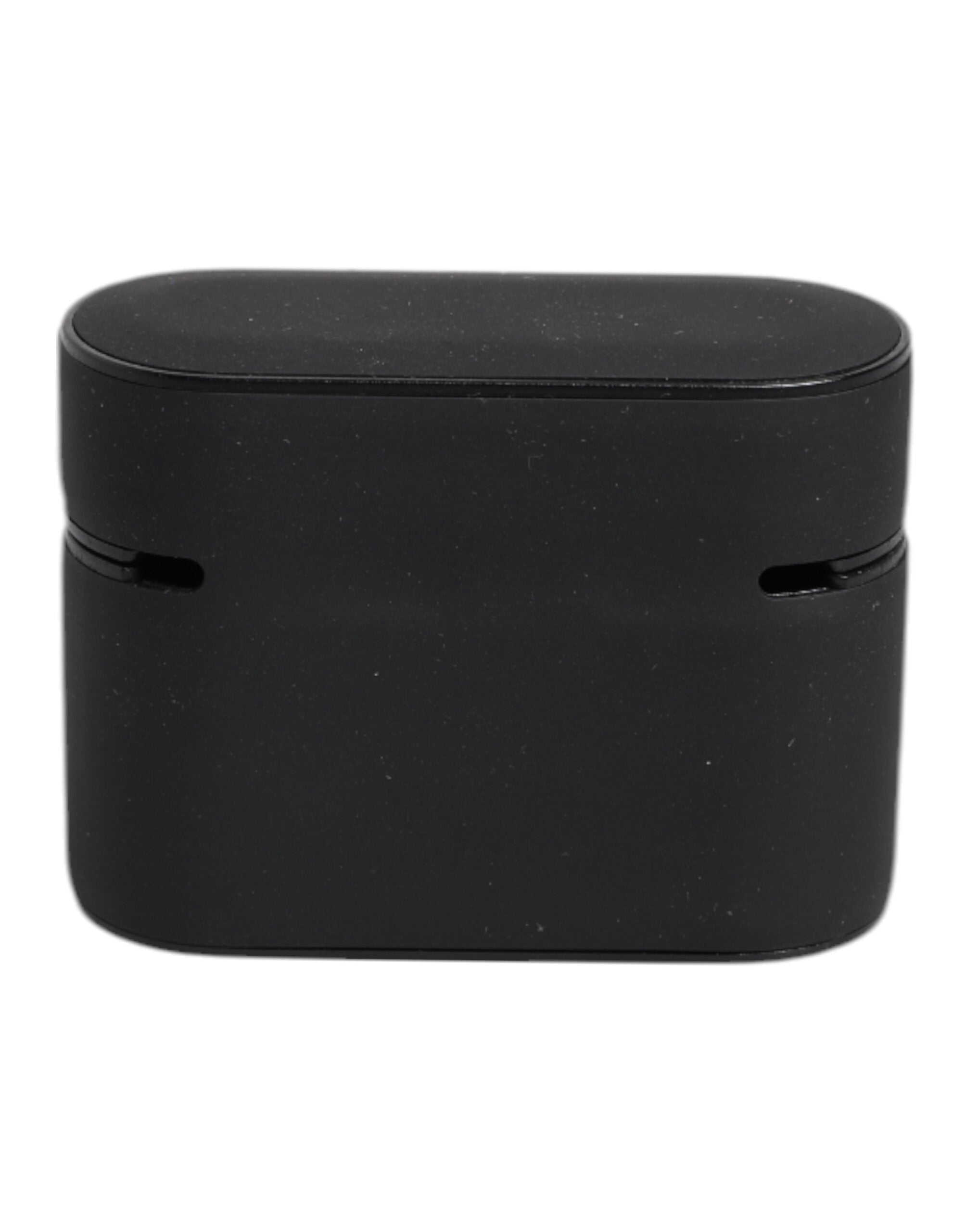 Dolce &amp; Gabbana Black Orange Silicone Embossed Logo Airpods Case