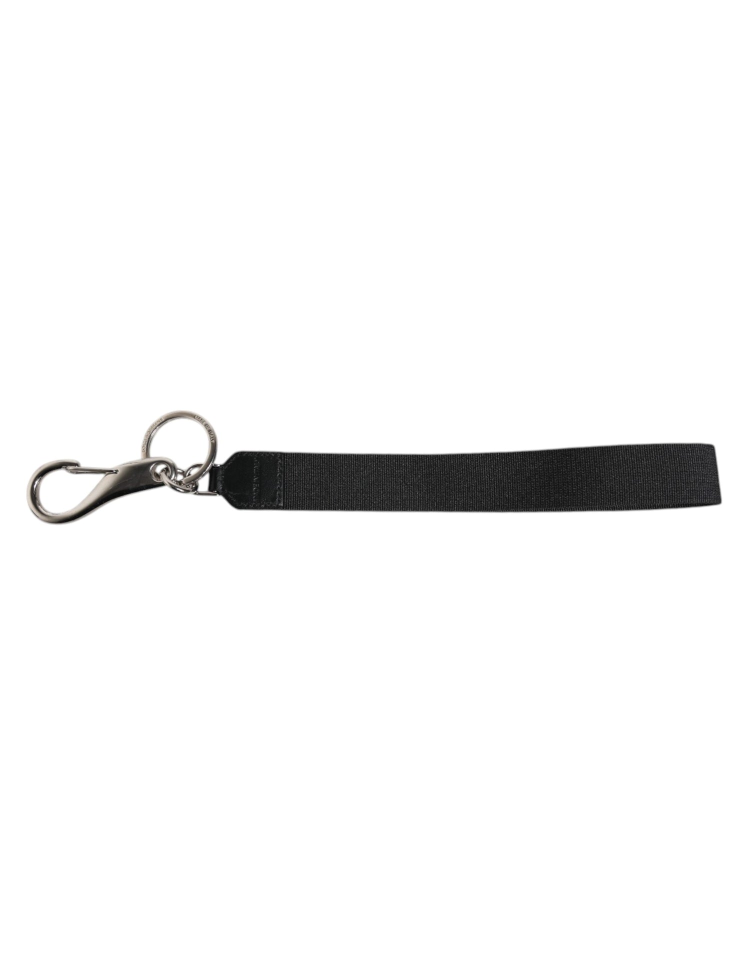 Dolce &amp; Gabbana Black Nylon Logo DG Crown Men&