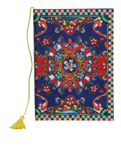 Dolce &amp;amp; Gabbana Multicolor Polyester Carretto Siciliano Print Notebook