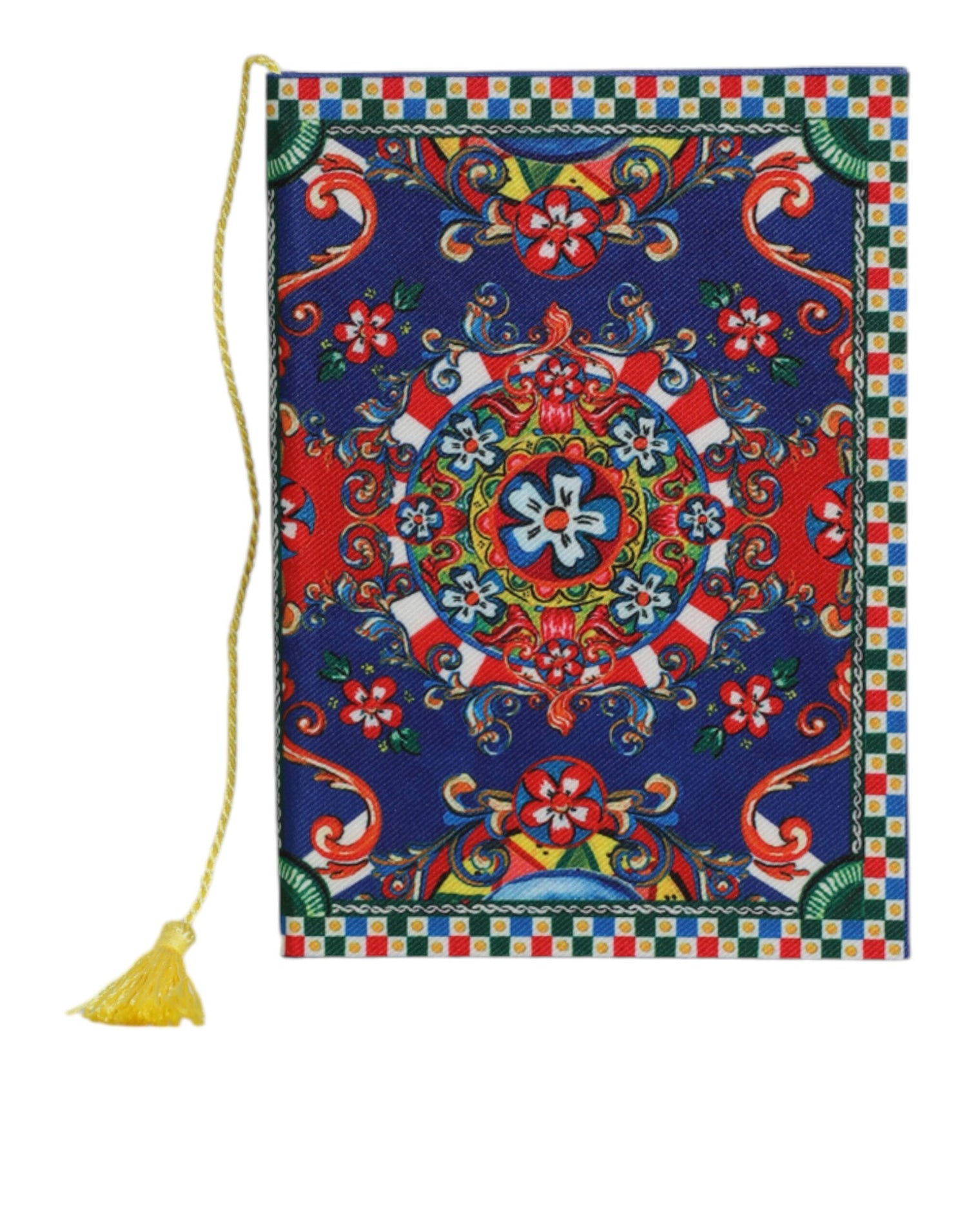 Dolce &amp;amp; Gabbana Multicolor Polyester Carretto Siciliano Print Notebook