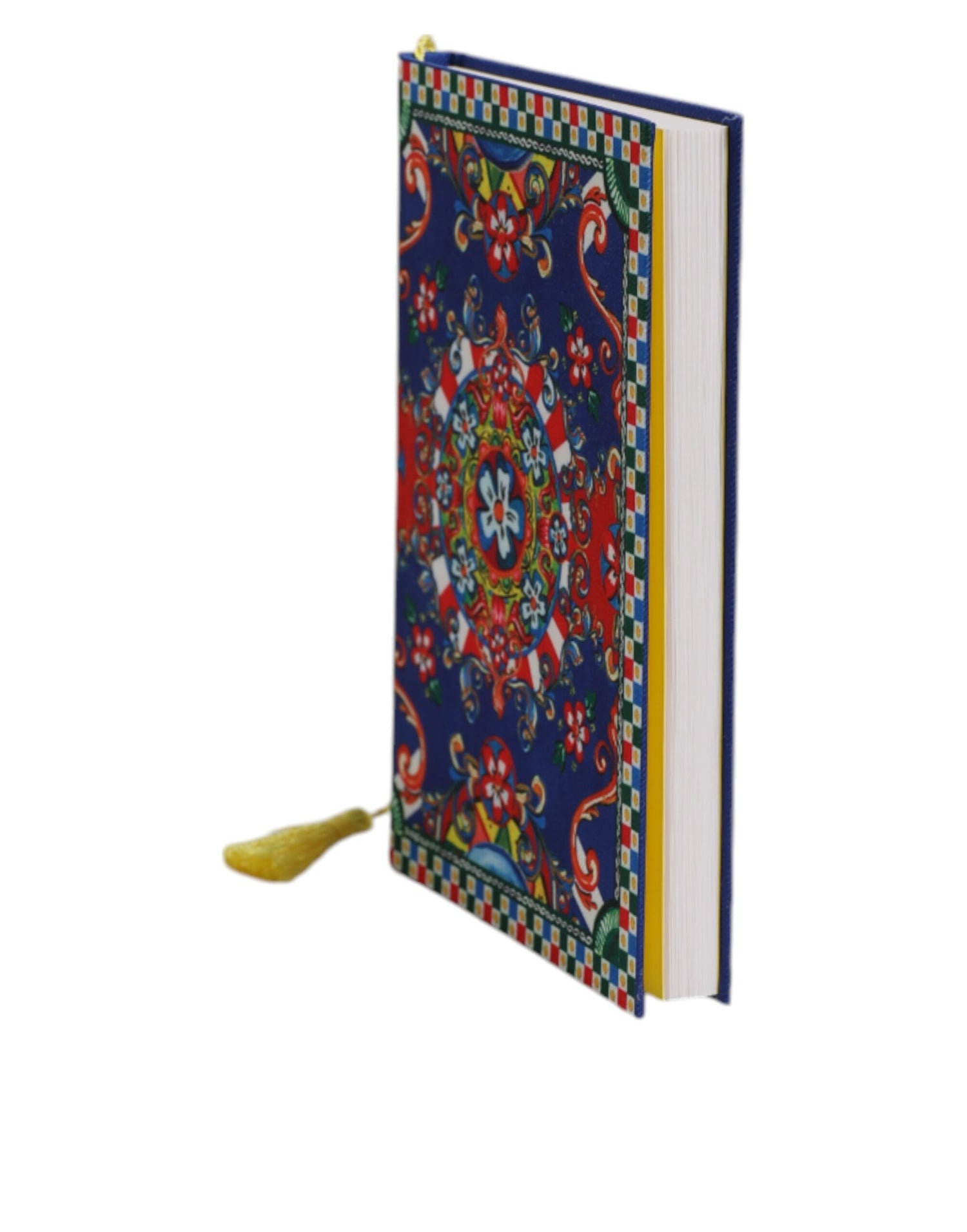 Dolce &amp;amp; Gabbana Multicolor Polyester Carretto Siciliano Print Notebook