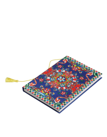 Dolce &amp;amp; Gabbana Multicolor Polyester Carretto Siciliano Print Notebook