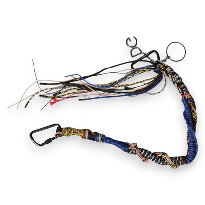 Dolce &amp; Gabbana Multicolor Braided Rope Logo Bag Shoulder Strap